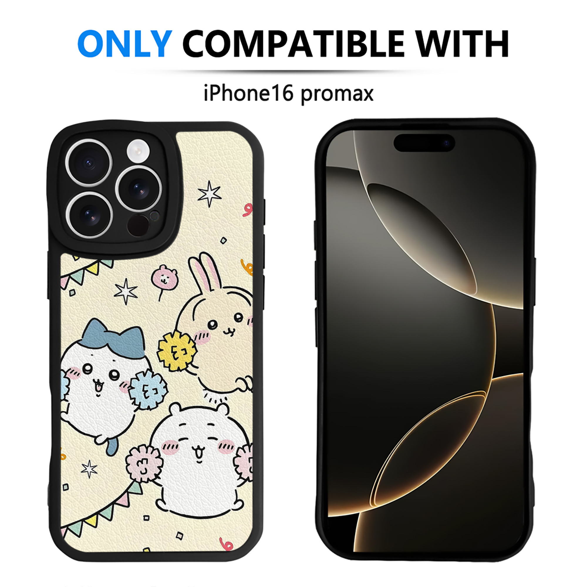 （画像用） ちいかわ Chii-kawa 【iPhone 16シリーズ対応】シリコンスマホケース（レザー調） 材質：シリコン